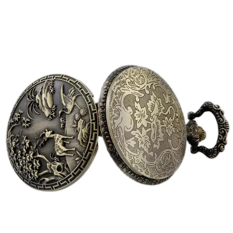Montre à Gousset Collier Bronze Eden Vintage