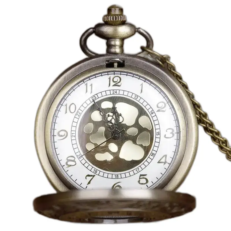 Montre à Gousset Collier Demi Chasseur Vintage