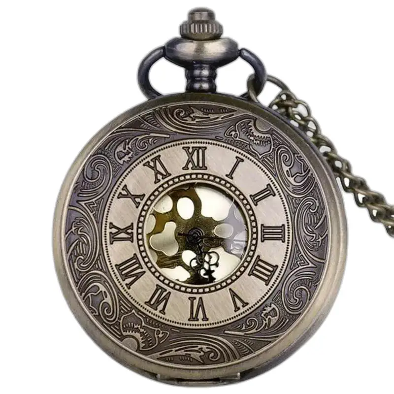 Montre à Gousset Collier Demi Chasseur Vintage