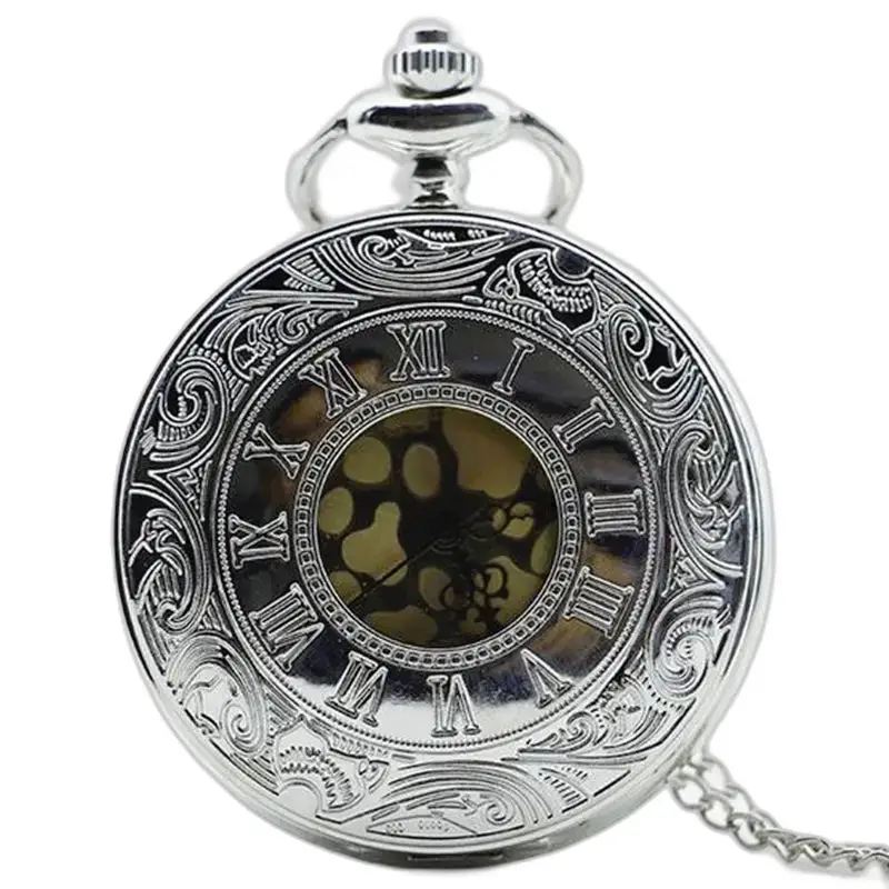 Montre à Gousset Collier Demi Chasseur Vintage - Bronze