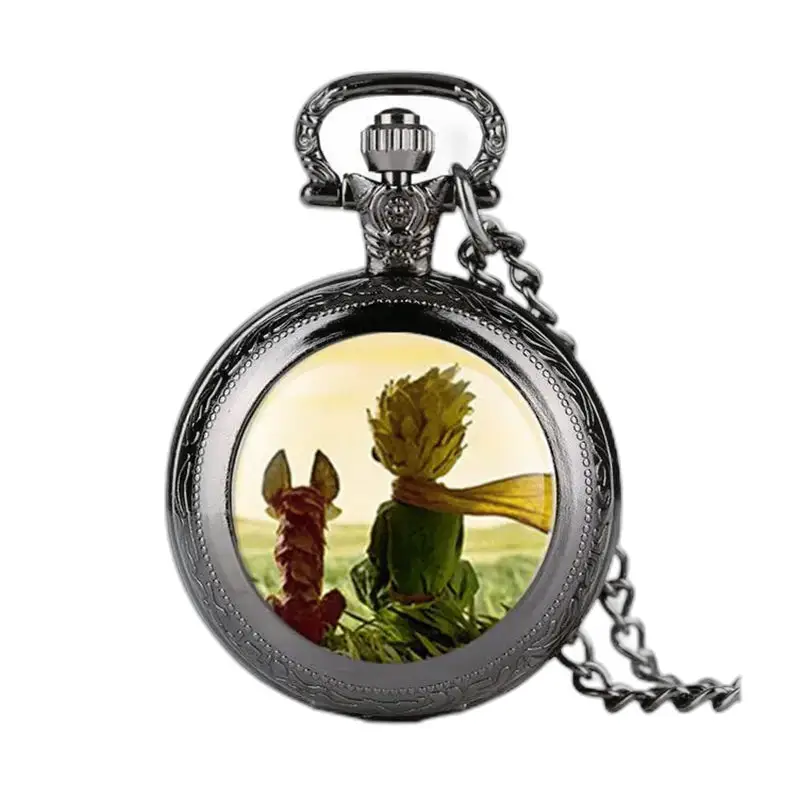 Montre à Gousset Collier le Petit Prince - Argent