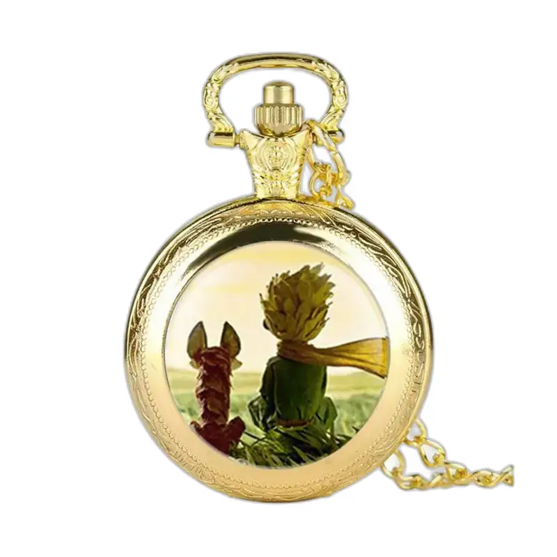 Montre à Gousset Collier le Petit Prince - Noir