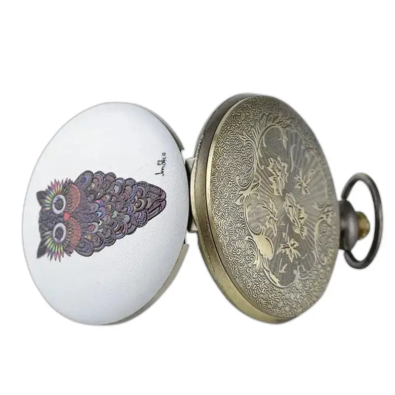 Montre à Gousset Collier Mignon Hibou