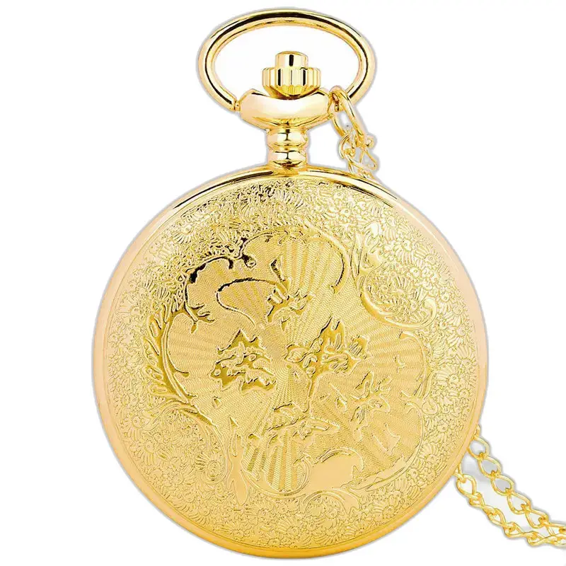 Montre à Gousset Collier Or émeraude Luxe