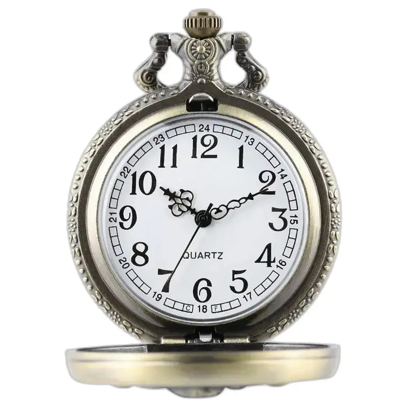 Montre à Gousset Collier Panthère en Bronze