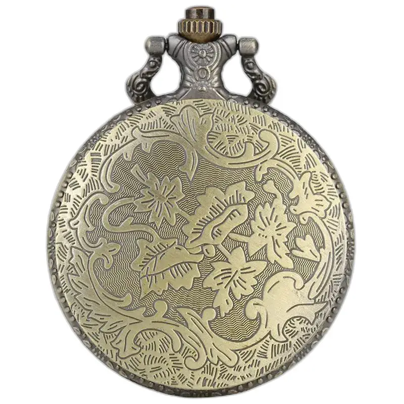 Montre à Gousset Collier Panthère en Bronze