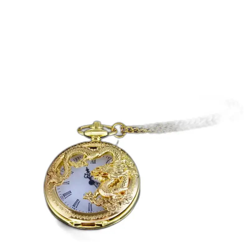 Montre à Gousset Collier Quartz Or Femme