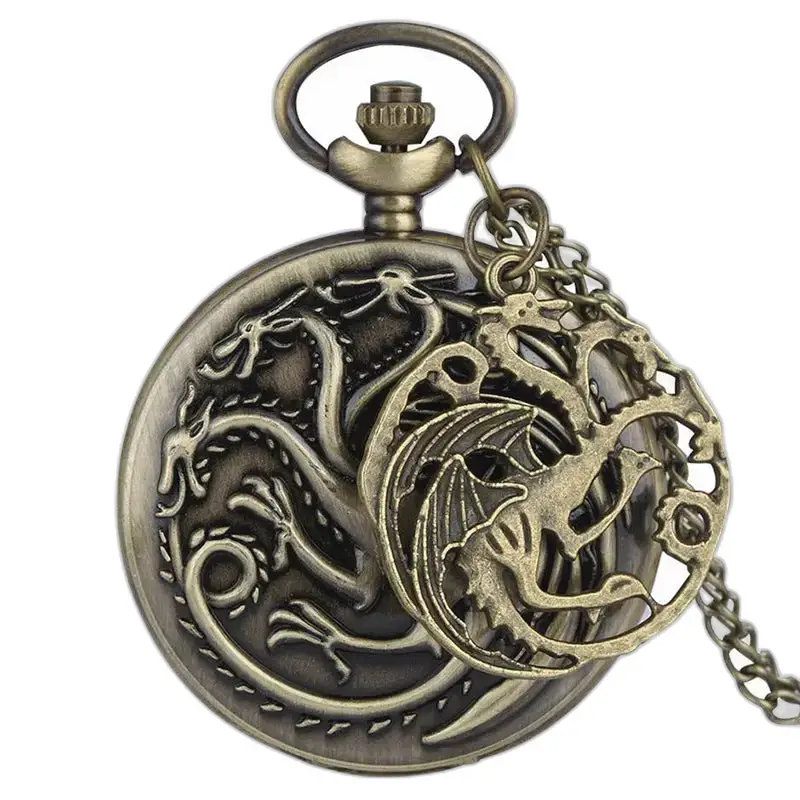 Montre à Gousset Collier Quartz Targaryen