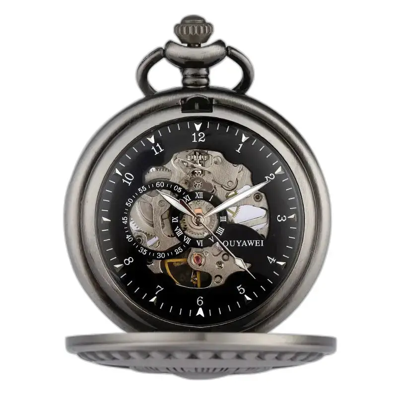 Montre à Gousset Cuivre Magnifique Vintage Chic avec ton gunmetal élégant