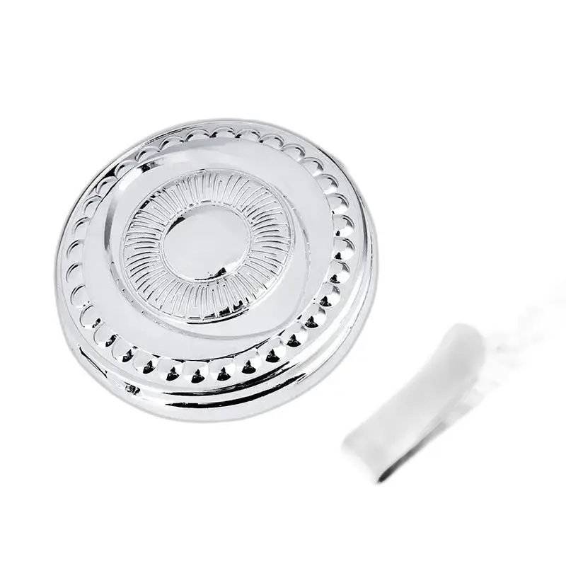 Médaillon décoratif en chrome brillant sur Montre à Gousset Cuivre Magnifique Chic