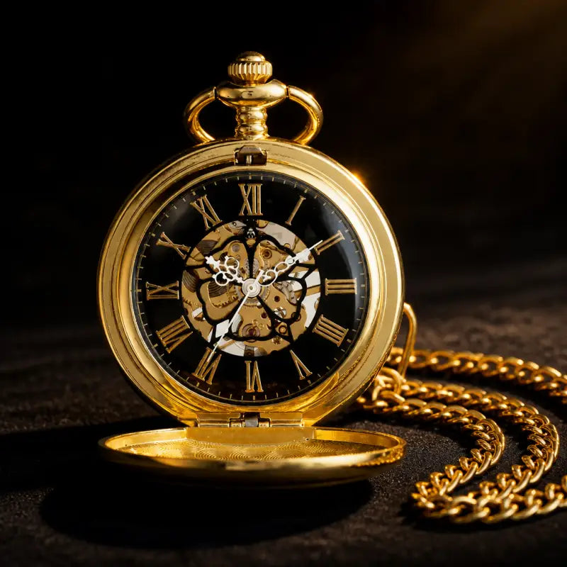 Montre à Gousset Mécanique Chasseur Topaze - Univers Gousset