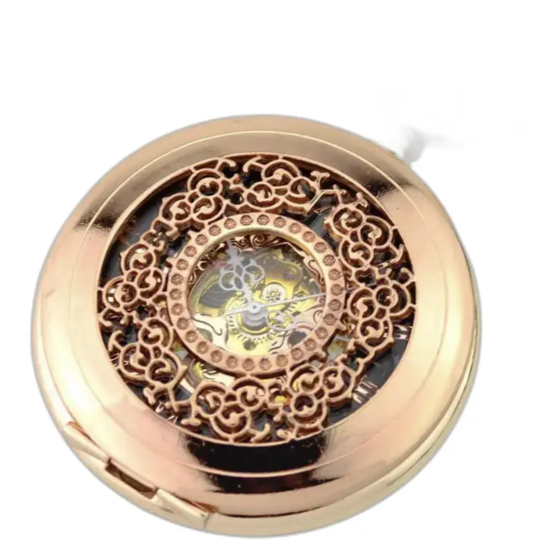 Montre à Gousset Demi Chasseur Or Rose Mécanique avec un design élégant et vintage