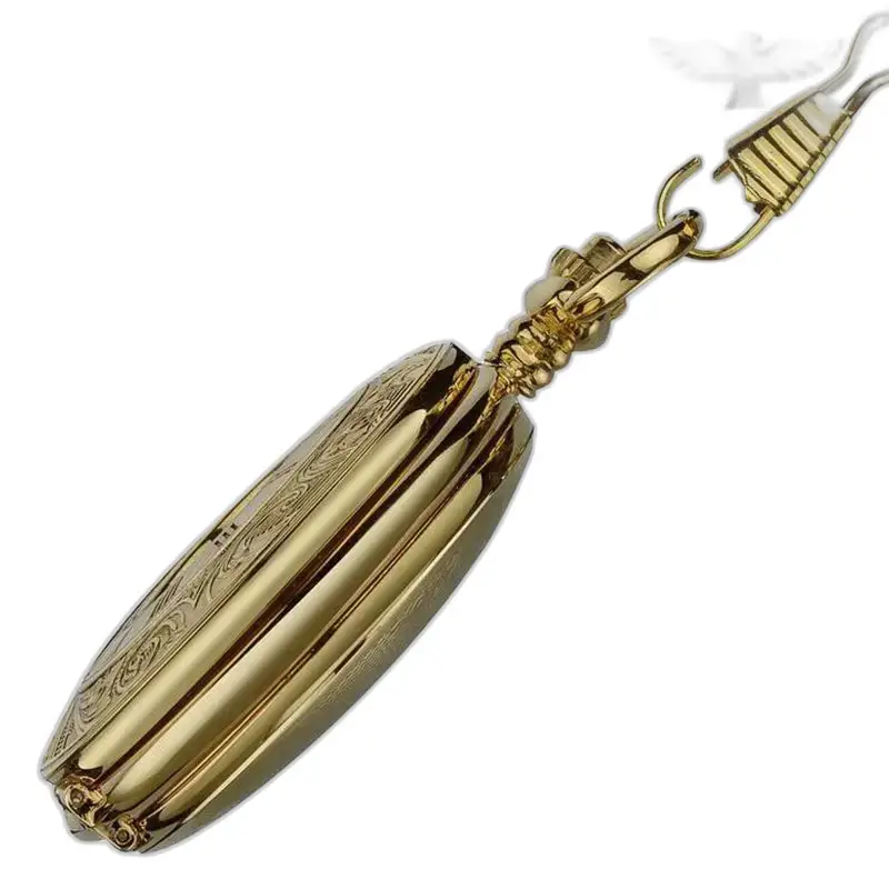Montre à gousset Demi Chasseur Vigoroso avec chaîne en or tonique