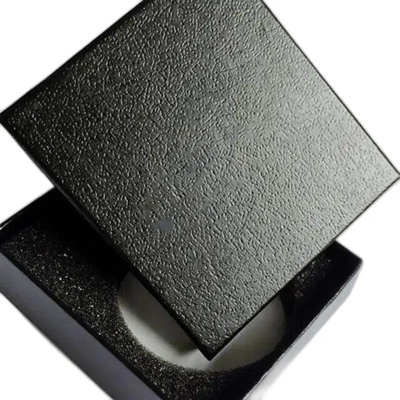 Boîte noire texturée ouverte pour Montre à Gousset Demi Chasseur Vigoroso
