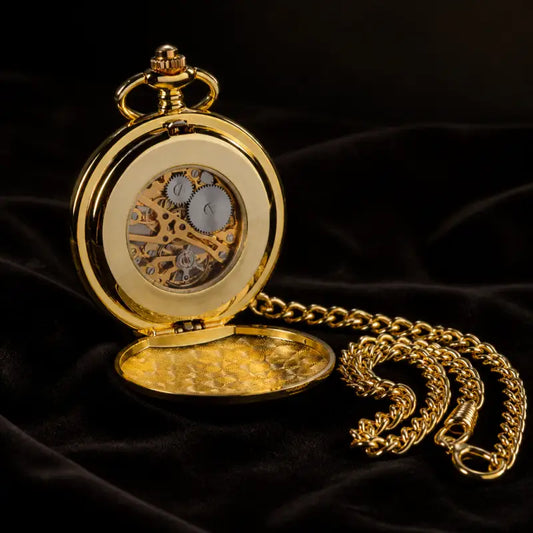 Montre à Gousset Mécanique Double Clapet Homme - Univers Gousset