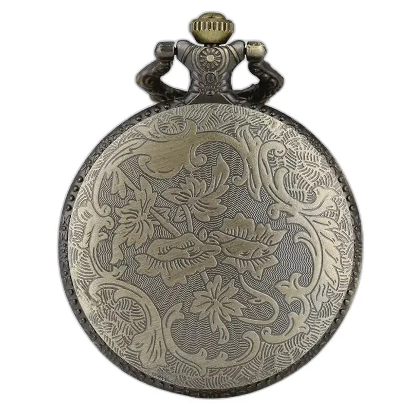 Montre à gousset femme collier vintage en bronze orné, ajout élégant à votre collection