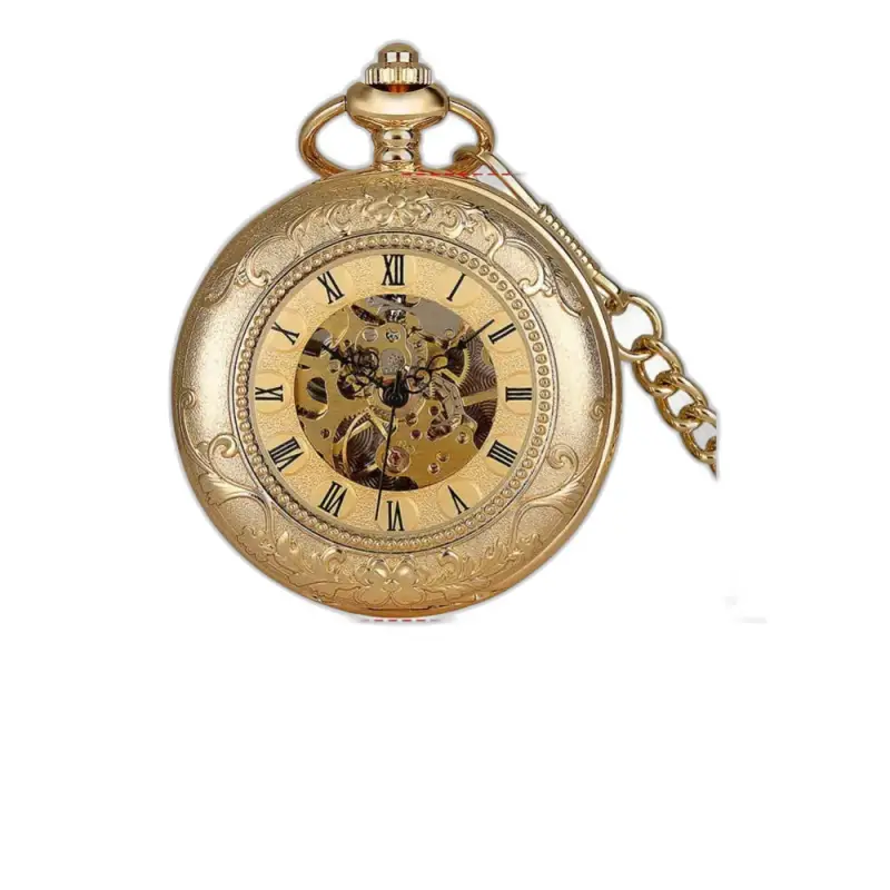 Montre à Gousset Golden Memory Luxe avec un élégant boîtier doré