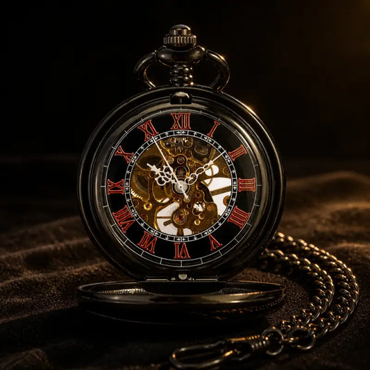 Montre à Gousset Mécanique Demi-chasseur Gothique - Univers Gousset