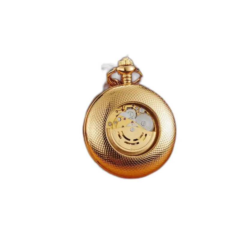 Montre à Gousset Luxe Classic Automatique en or avec mécanisme mécanique élégant