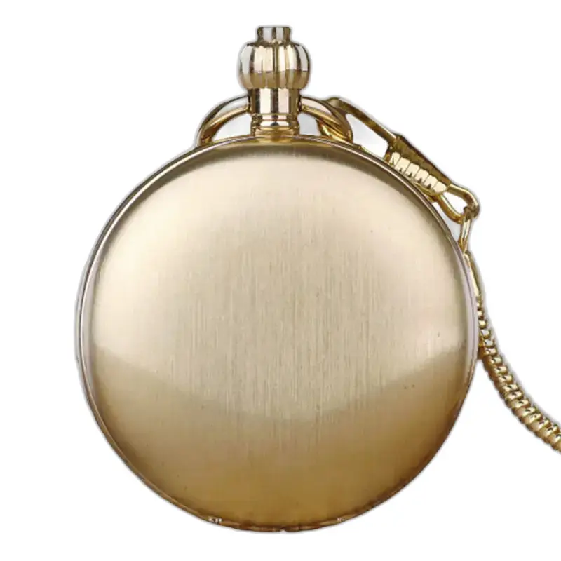 Montre à gousset luxe double clapet or avec phase lunaire élégante et sophistiquée