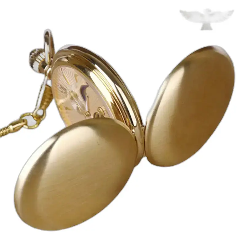 Montre à gousset Luxe Mécanique Remontage Manuel Chic avec mouvement mécanique ouvert
