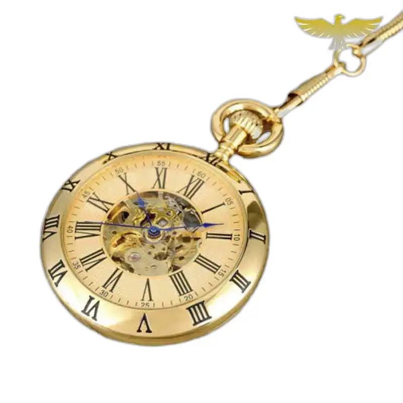 Montre à Gousset Luxe Pierre D’or avec montre de poche mécanique en or