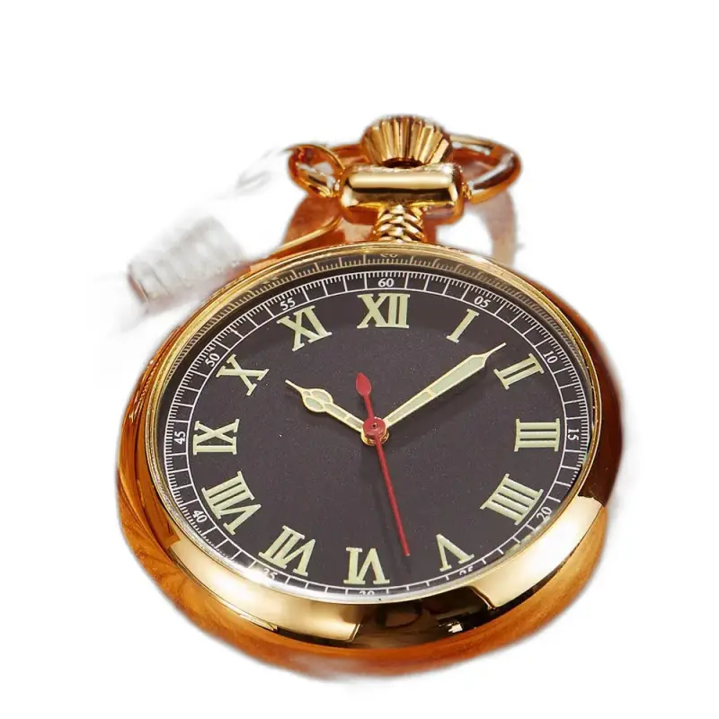 Montre à Gousset Luxueuse Beauty avec un magnifique cadran en chiffres romains