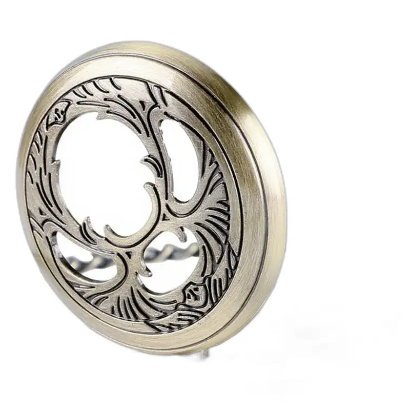 Image d’une bague en métal ornée pour Montre à Gousset Mécanique Remontage Manuel