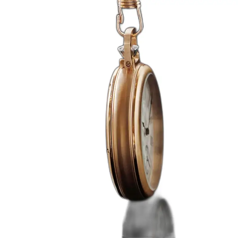 Montre à Gousset Mécanique Gold Vintage avec une élégante montre de poche en or