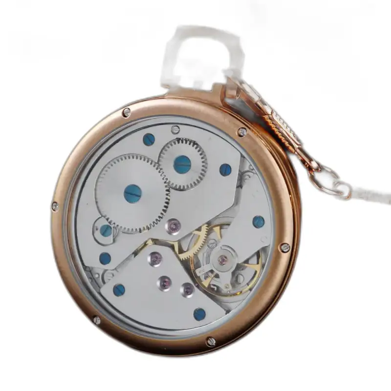 Mécanisme de montre à gousset Mécanique Gold Vintage en détail