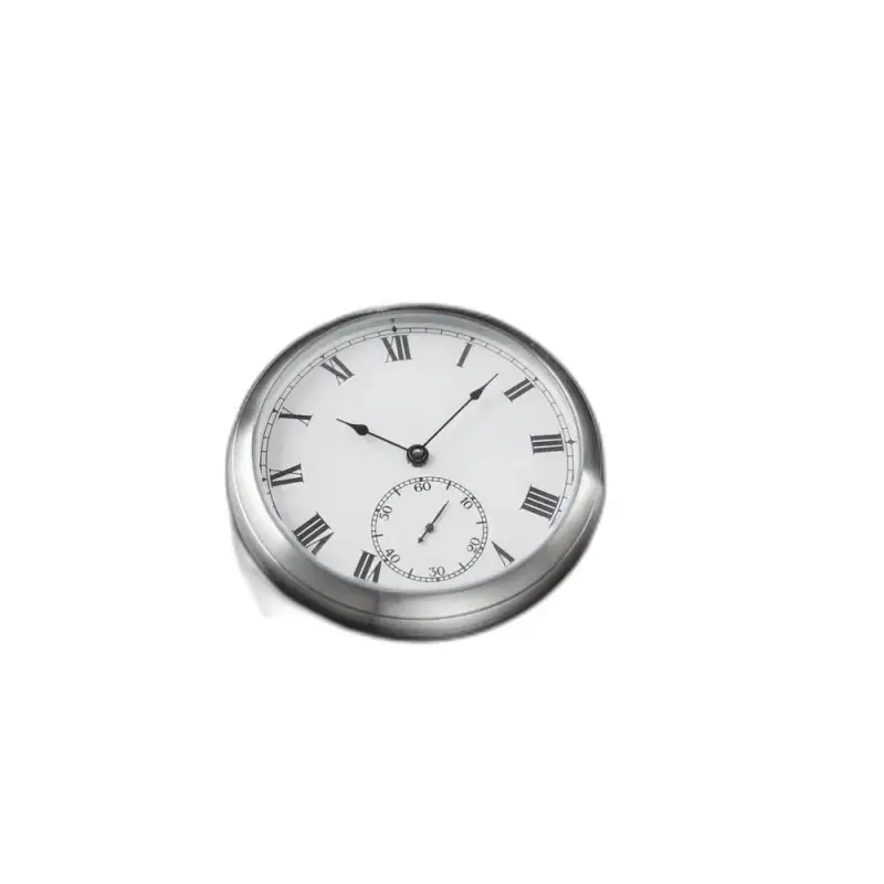 Montre à Gousset Mécanique Gold Vintage avec élégants chiffres romains en argent