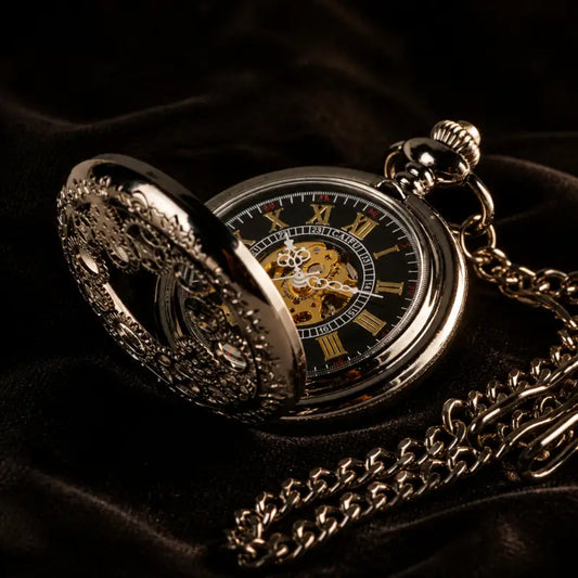 Montre à Gousset Mécanique Squelette Steampunk - Univers Gousset