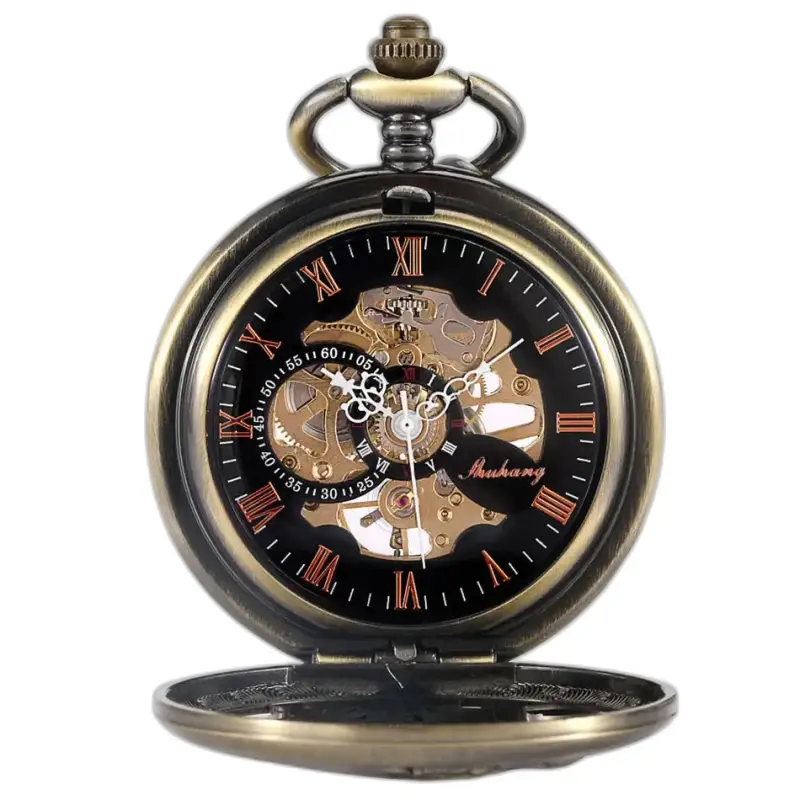 Montre à Gousset Navigation Mécanique Remontage Manuel au style antique