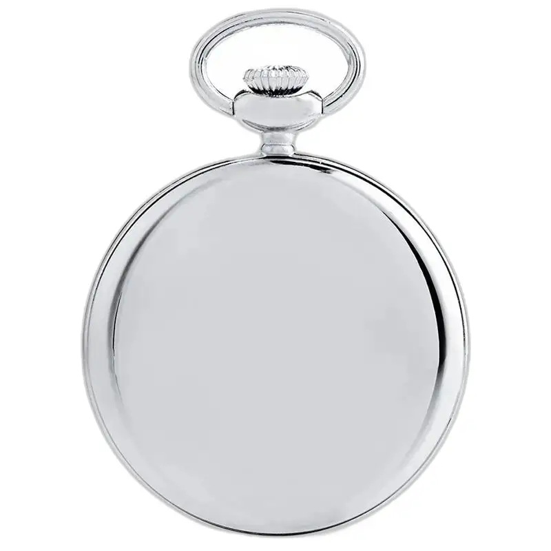 Montre à gousset Quartz Argent Cadran Ouvert Chic, élégance intemporelle et précision