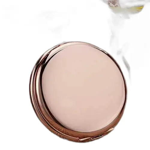 Compact rond en or rose pour montre à gousset Quartz Or Rose Chasseur