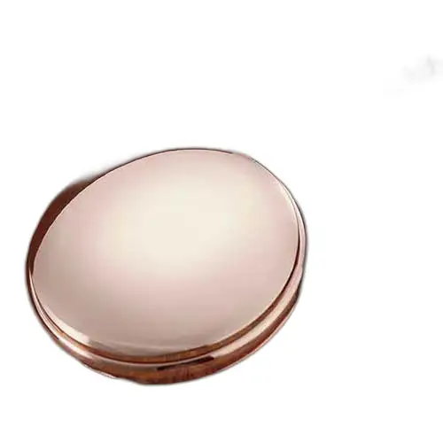 Compact rond en or rose pour Montre à Gousset Quartz Or Rose Chasseur