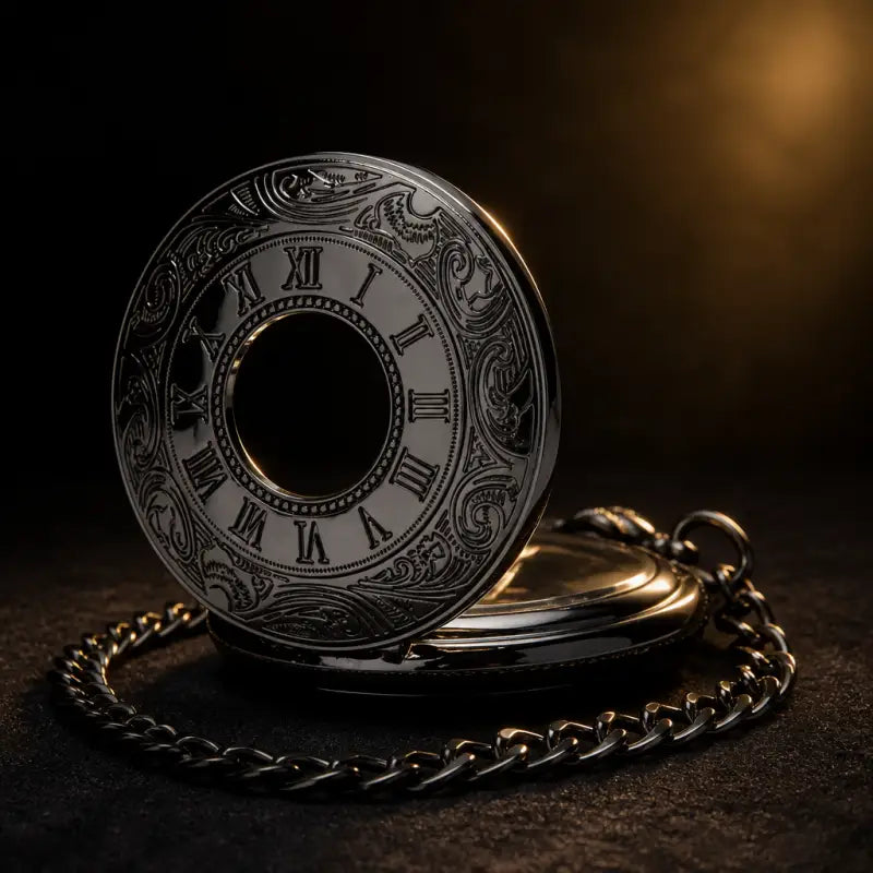 Montre à Gousset Quartz Demi-chasseur Steampunk - Univers Gousset