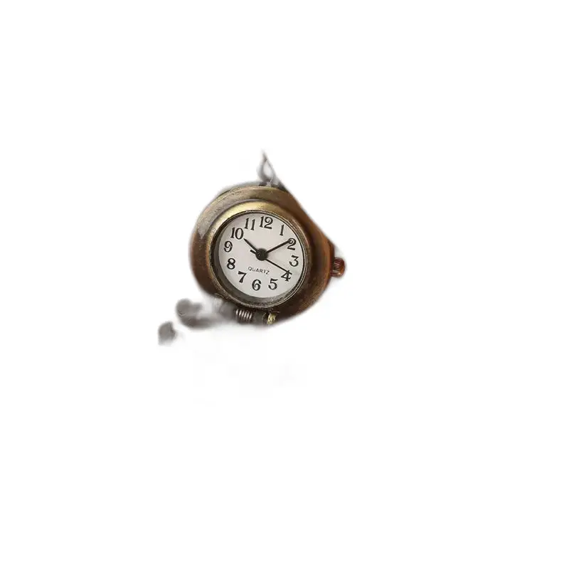 Montre Aigle Vintage Bracelet Chaîne Bronze avec un élégant pendant horloge antique