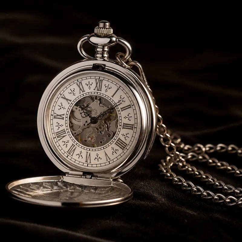 Montre à Gousset Mécanique Double Chasseur - Univers Gousset