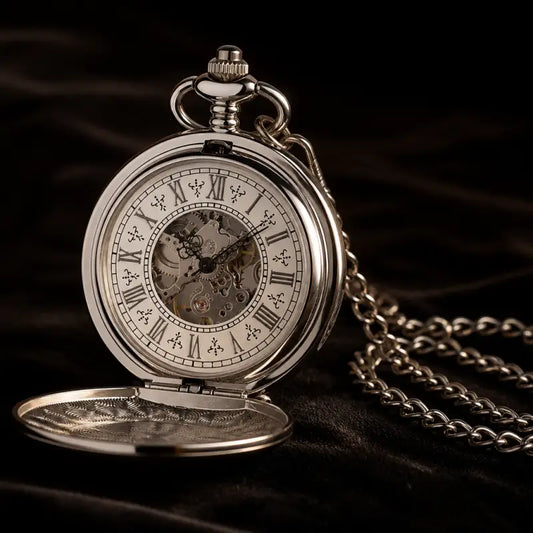 Montre à Gousset Mécanique Double Chasseur - Univers Gousset