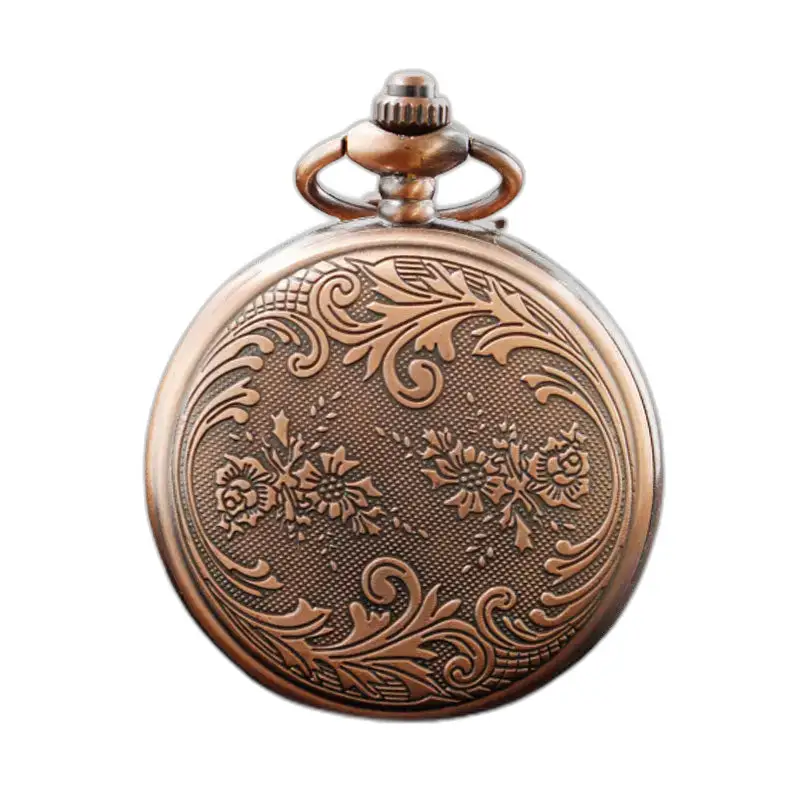 Montre Collier à Quartz ornée de précieuses pierres bleues et montre en bronze