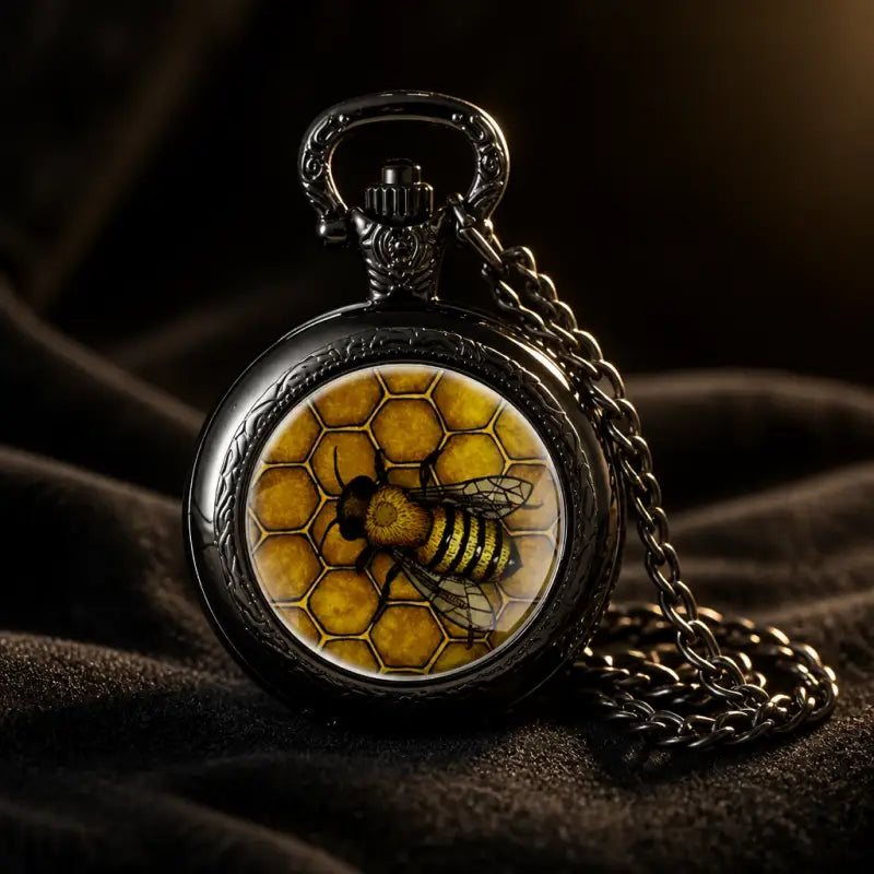 Montre de Poche Quartz Collier Abeille Femme - Univers Gousset
