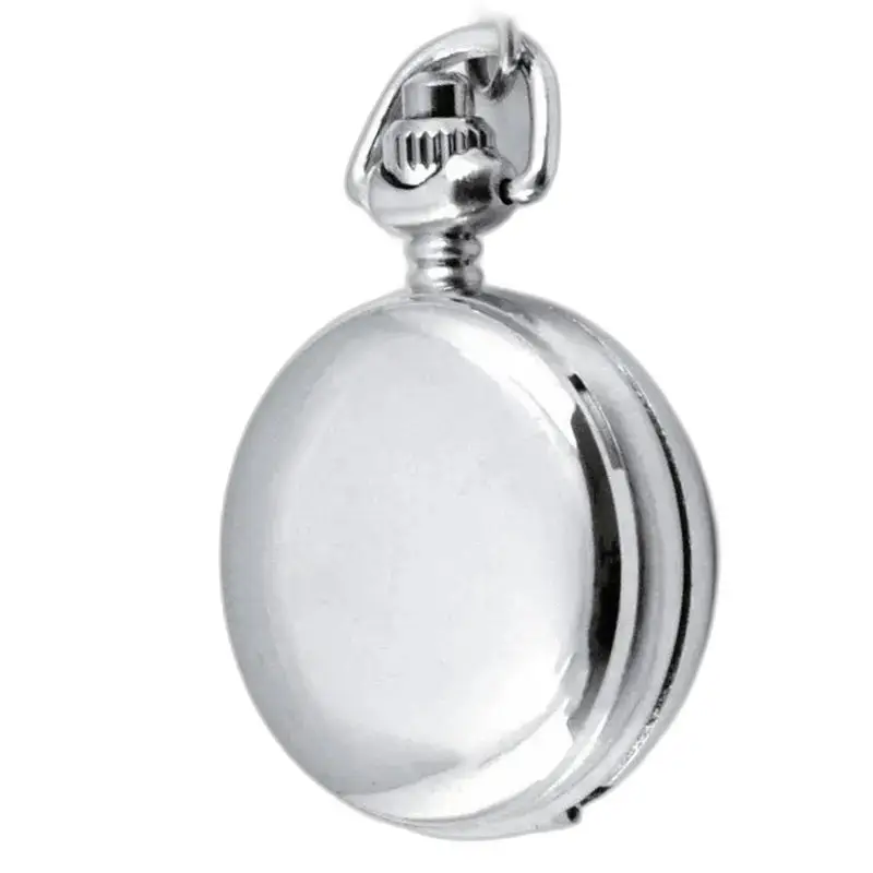 Montre Collier Bird Poetry Argent Fantasy avec une élégante montre de poche en argent