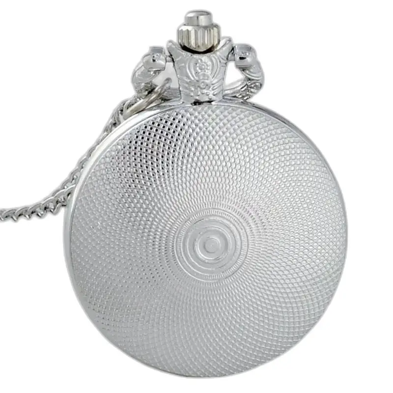 Montre Collier en argent vintage avec chaîne, style bohème élégant