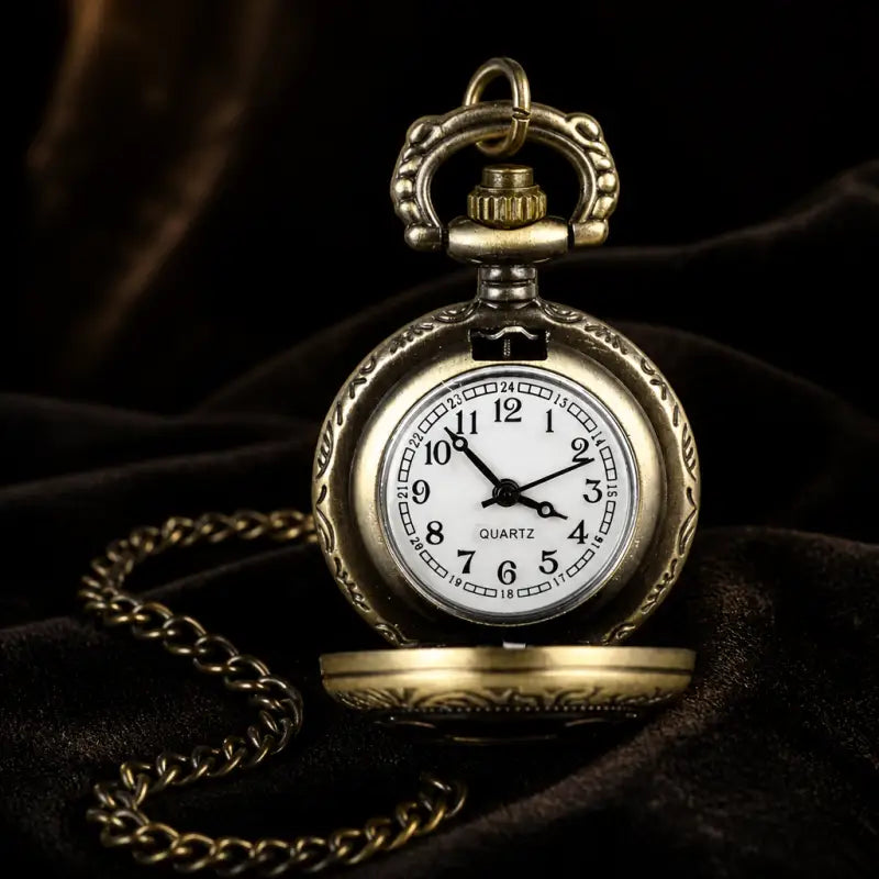 Montre Gousset Collier Boîtier Transparent Vintage - Univers Gousset