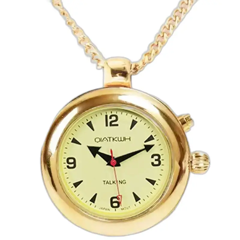 Montre Collier Chic Or Automatique Luxe avec pendentif doré et chaîne élégante