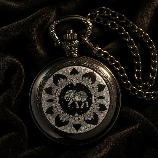 Montre Gousset Collier Éléphant Bohème Femme - Univers Gousset