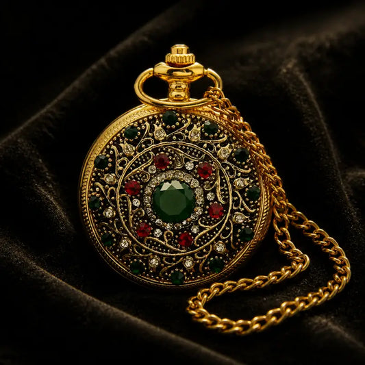 Montre à Gousset Quartz Pendentif Étoile Rubis - Univers Gousset