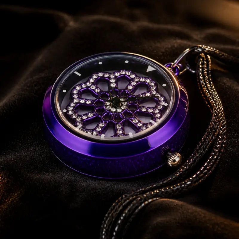 Montre à Gousset Quartz Pendentif Fleur Femme - Univers Gousset