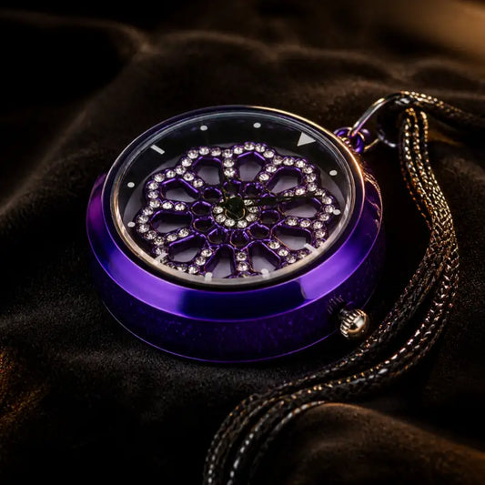 Montre à Gousset Quartz Pendentif Fleur Femme - Univers Gousset